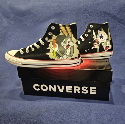 8½-10½ CONVERSE ALL-STAR HI TOPS BUGS BUNNY 80TH ANNIVERSARY FREE SAME DAY SHIP