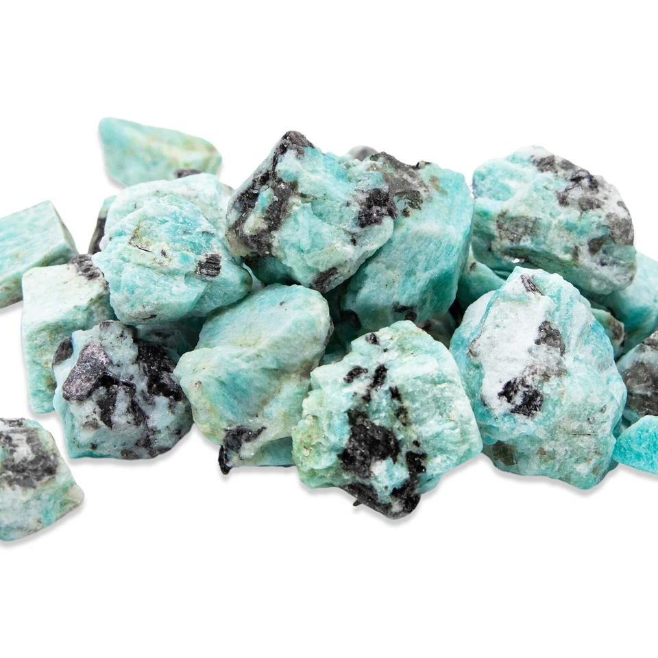 Raw Amazonite Crystal - Bulk Wholesale Rough Stones - Amazonite Gemstone Brazil - Image 4 of 4