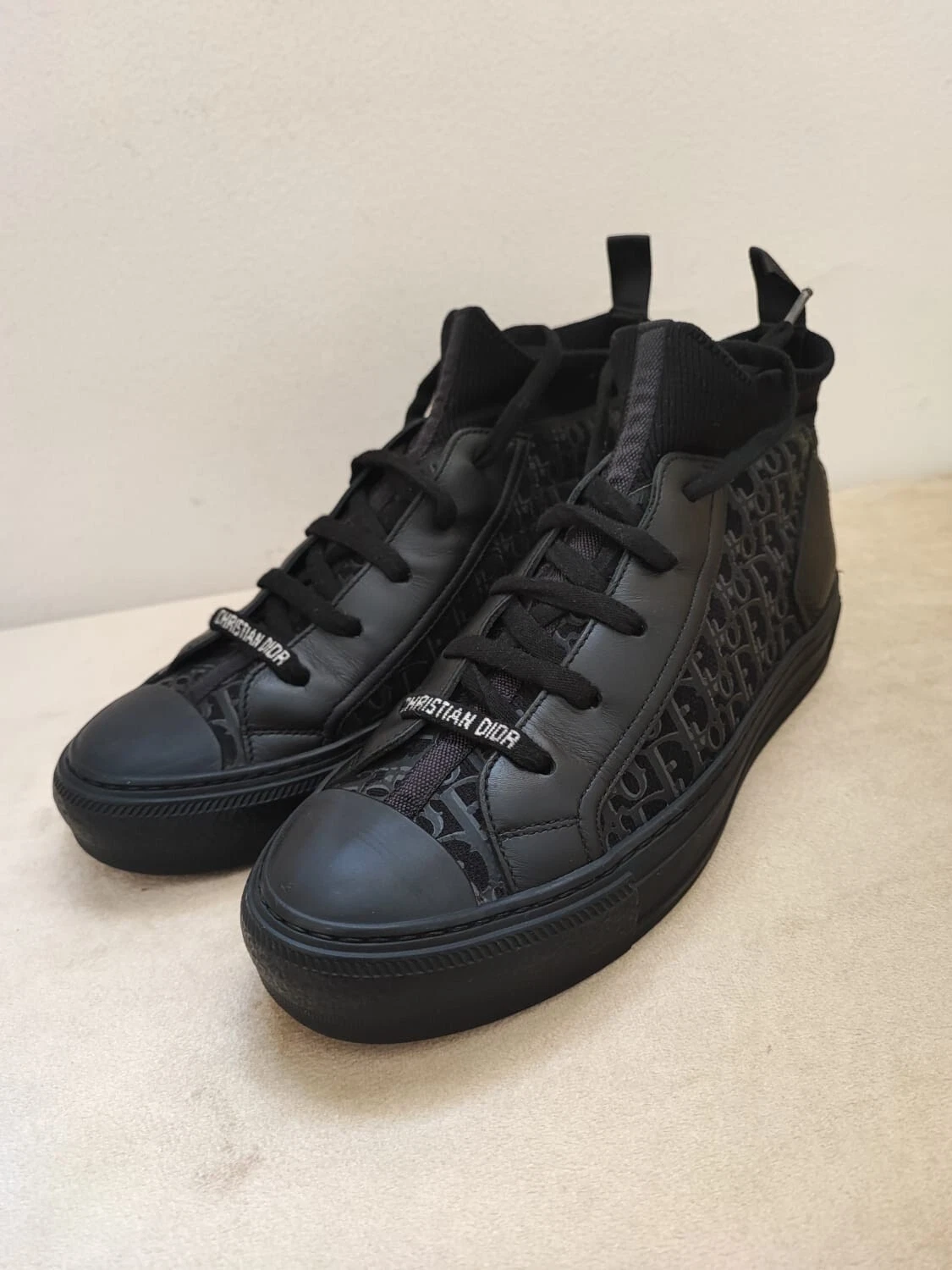 Baskets montantes Christian Dior Walk'n'Dior taille 8 US