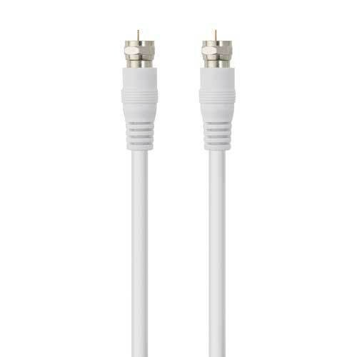 Belkin 75dB Satellite Cable 5m cavo coassiale RG-6/U Tipo F Bianco