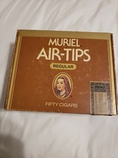 VINTAGE TOBACCO MURIEL AIR-TIPS CIGAR BOX