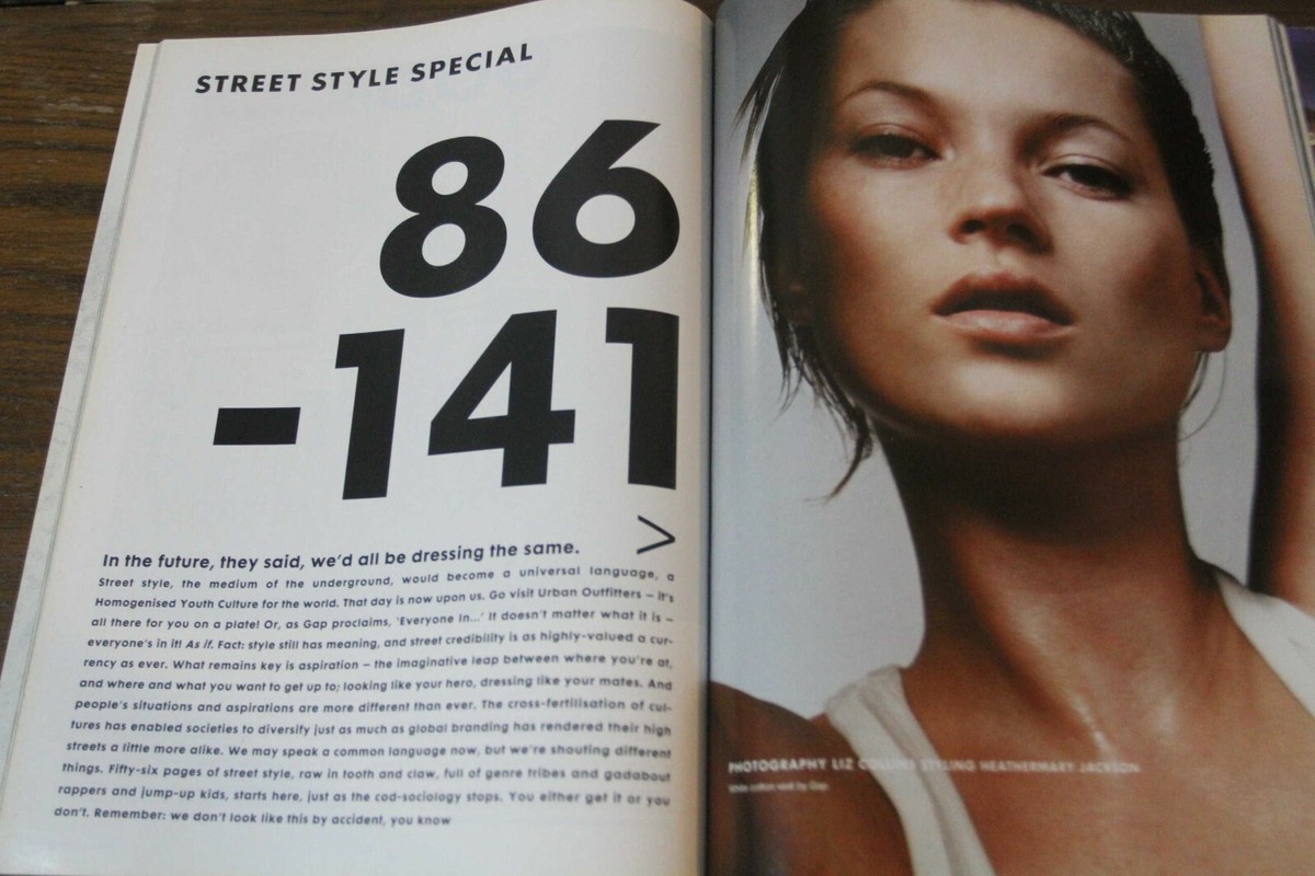 Kate Moss Liberty Ross Liz Collins THE FACE Magazine February 2002