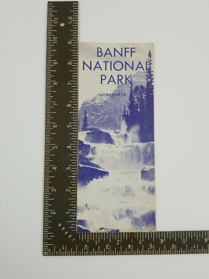 Vintage Travel Guide Brochure BANFF National Park, Alberta Canada