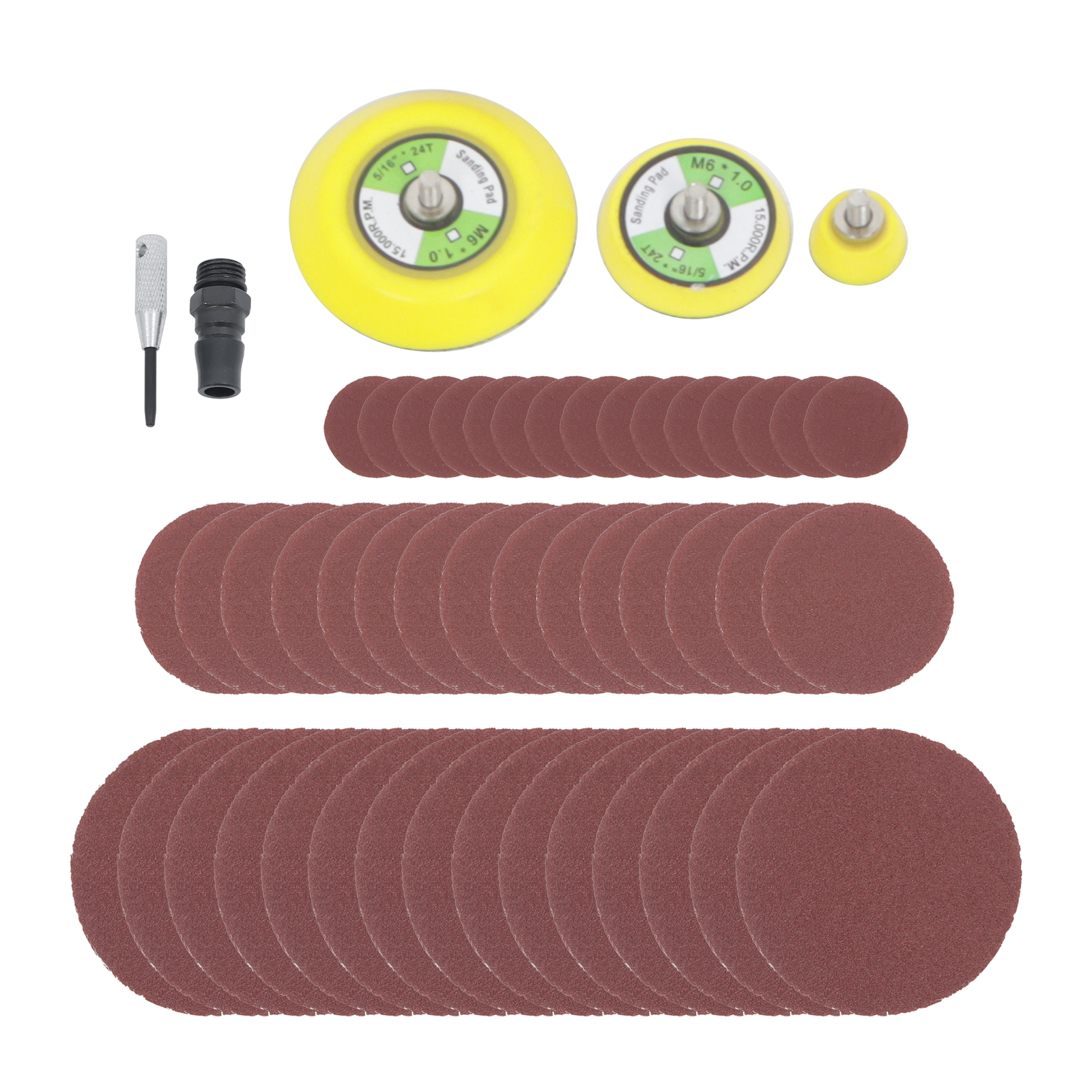 For Auto Body Work Mini Air Sander 1/2/3 Inch Small Orbital Sander