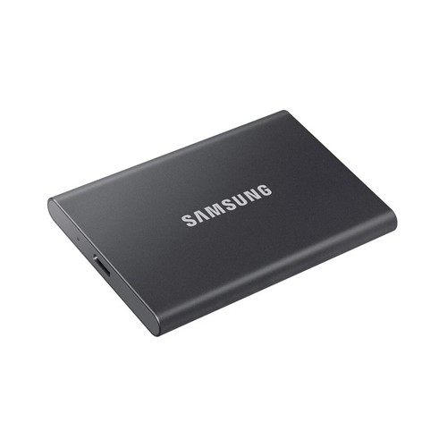 Samsung T7 Portable SSD - 2 TB - USB 3.2 Gen.2 External SSD Titanium Grey - 第 1/6 張圖片