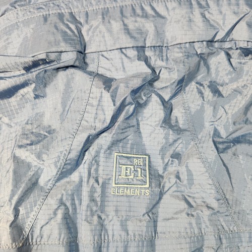 REI Jacket Youth Large (12/14) Blue Full Zip Hooded Kids Rain Shell Nylon - Picture 12 of 14