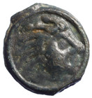 Senones Tribe Bi Issue Celtic Gaul Potin Horse Coin c. 1st Century Bc