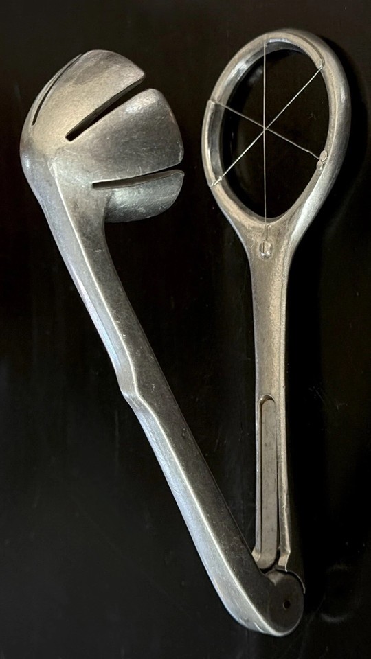 A beautifully minimal Westmark aluminum egg slicer from Germany — the Braun-era design aesthetic applied to your breakfast routine.