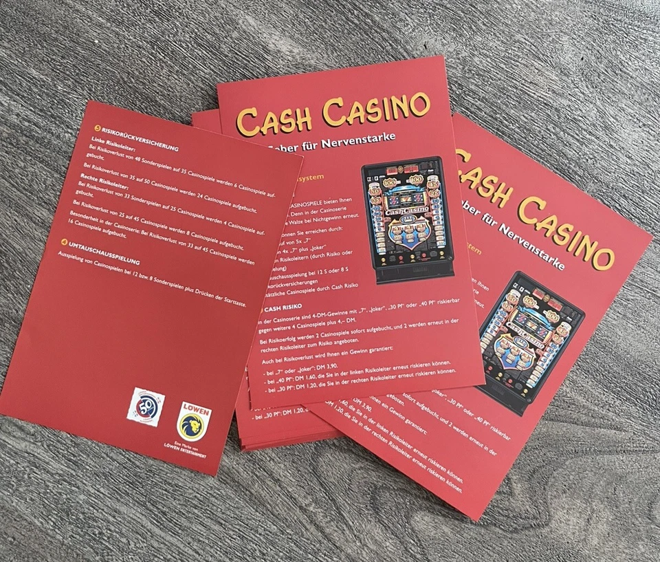2-seitiger Flyer DIN A5 für NSM Löwen Cash Casino 1999 - Bild 1 von 1