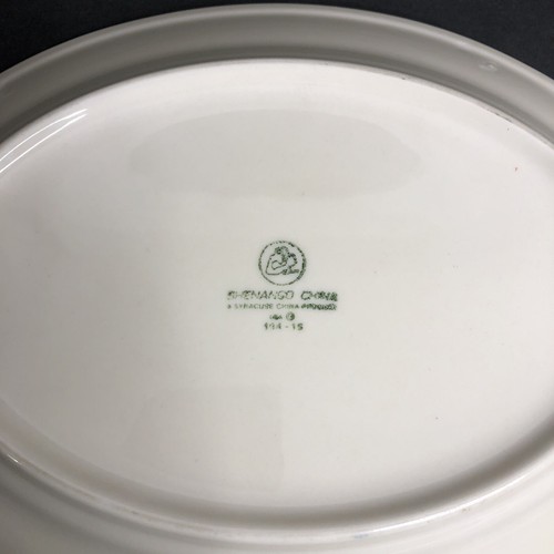 Shenango Platter 12" Ribbed Harvest Fall Restaurant A Syracuse China Co Ware - Picture 5 of 6