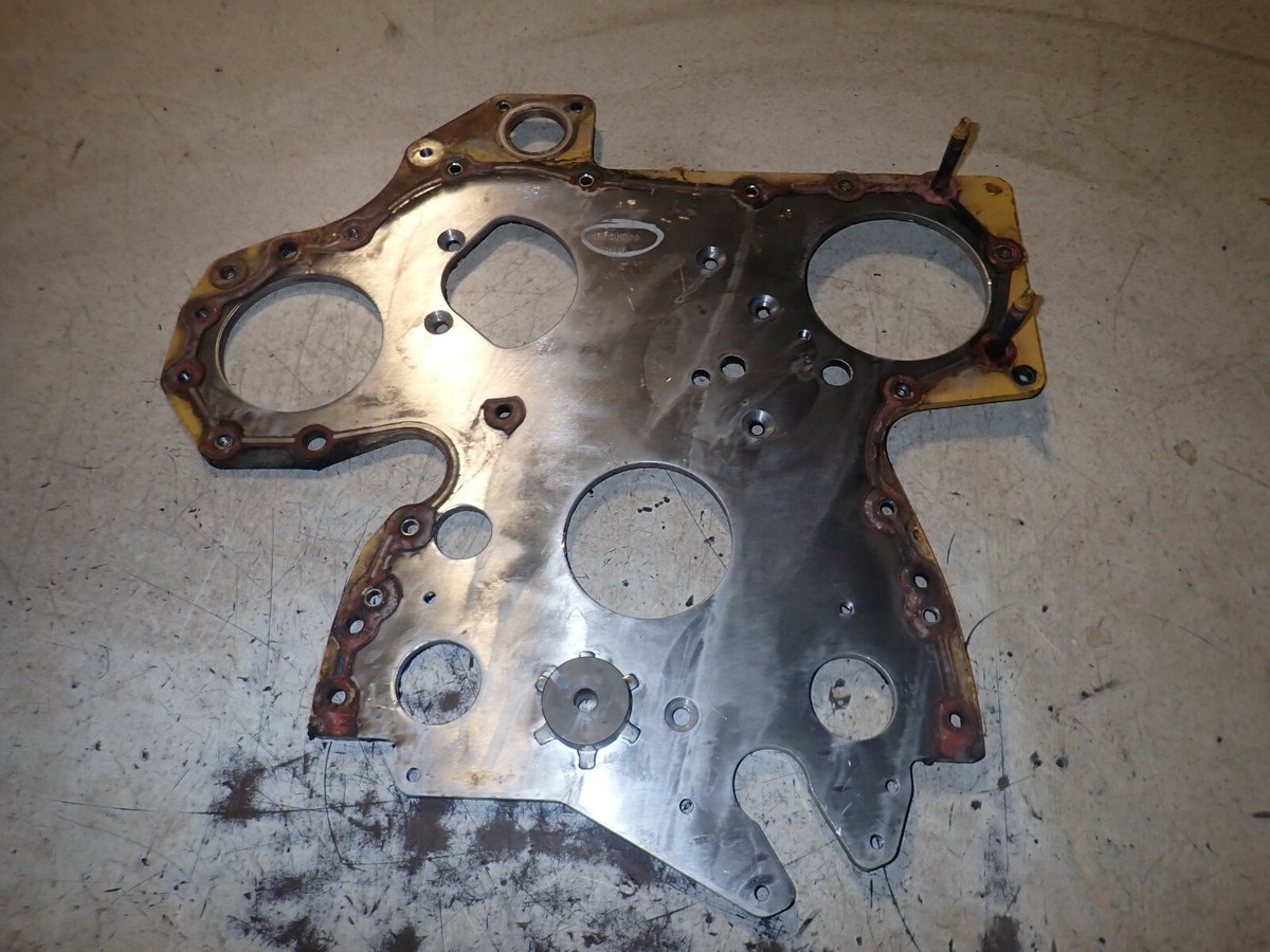 John Deere 6068 HFC93 Diesel Engine Front Plate R528308 Backhoe