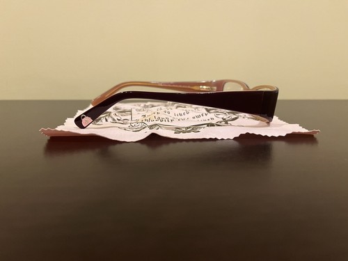 NUOVI OCCHIALI JUICY COUTURE ""DARLING"" 01S7 MARRONI BORDEAUX 49-16-135 - Foto 5 di 14