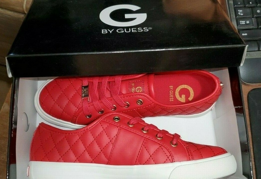 guess sneakers red