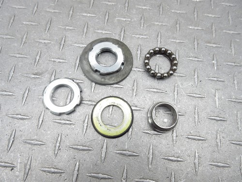 2003 01-05 Honda VTR1000F Super Hawk Steer Steering Bearing Washer Nut Plate Lot