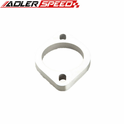 ADLER SPEED 3" 2Bolt SS304 Slotted Flange Exhaust Downpipe Catback Header 1/2" - Foto 2 di 3