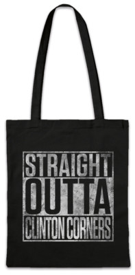 Straight Outta Clinton Corners Stofftasche Einkaufstasche Carter Fun Country