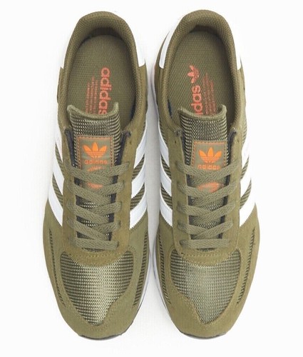 Adidas Originals LA Trainer OG retrò verdi scarpe da corsa taglia uomo - Foto 2 di 4