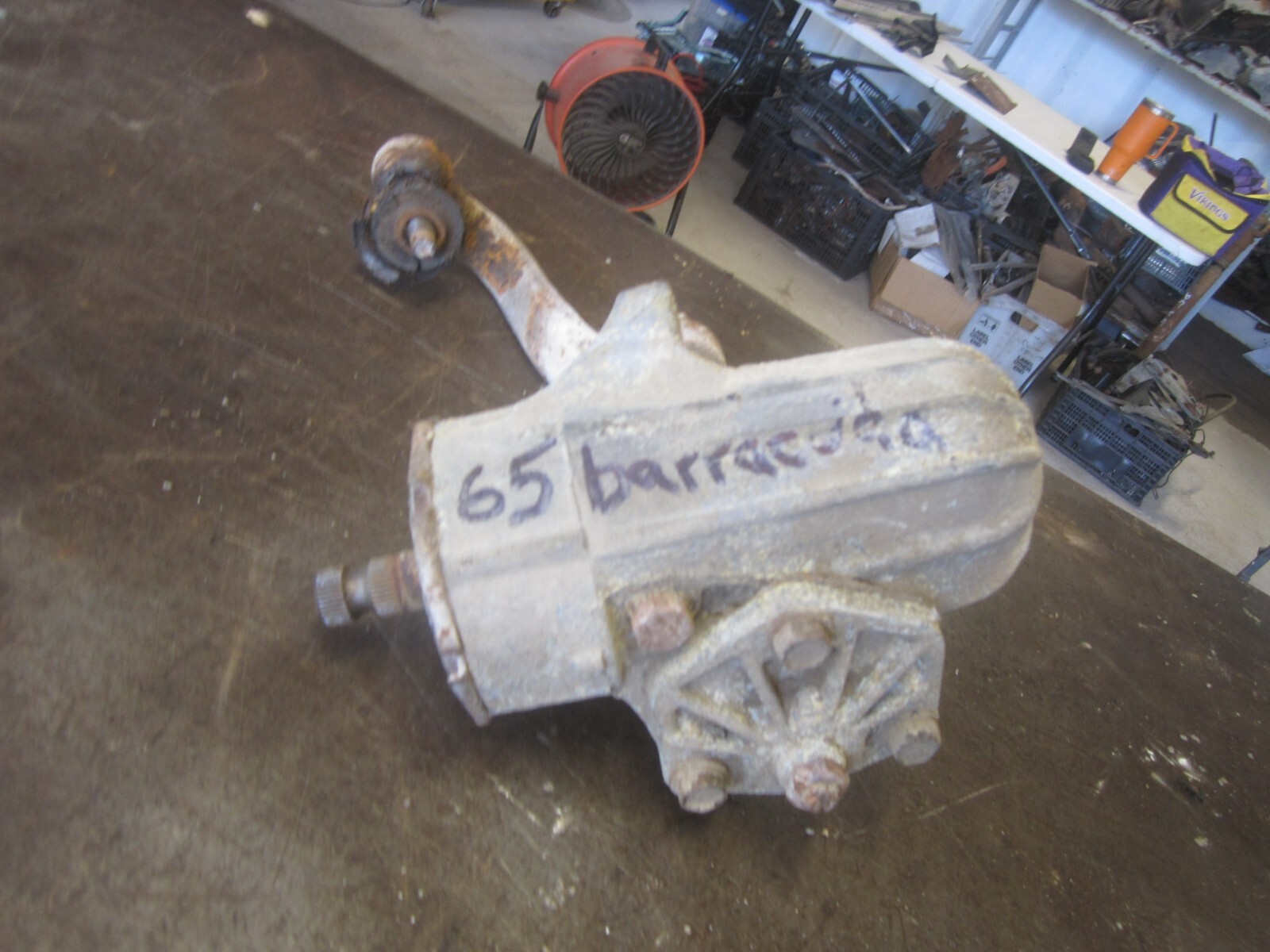 63 64 65 66 MOPAR A BODY MANUAL STEERING GEAR BOX W/ PITMAN ARM OEM TIGHT SMOOTH