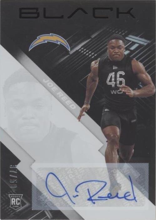 Joseph Reed Signature 2020 Panini Black - Rookies Joe Reed #188 Silver Autographs /50 (AU, RC ...