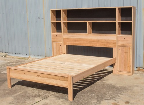 Mansfield Bookshelf Bed - Solid Messmate Timber - Australian Made - Picture 2 of 9