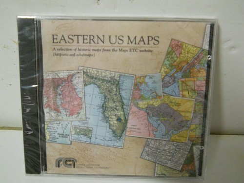Eastern US Maps PC CD-ROM 100+ Maps 2007 Copyright NEW Sealed - 第 1/2 張圖片