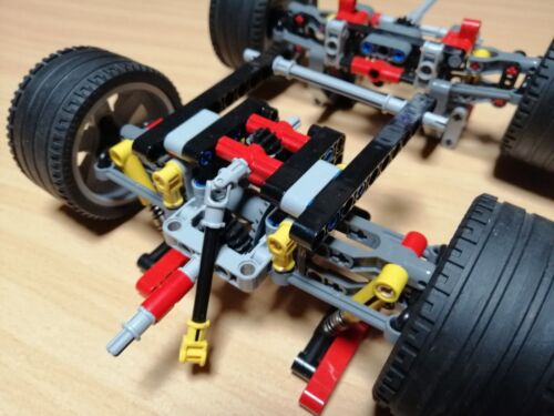 LEGO Technic Baugruppe Achsmontage mit Federung Radaufhängung Reifen 68.8 x 36ZR - Bild 7 von 10