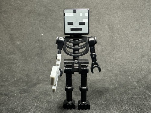 LEGO Minecraft Wither Skeleton Minifigure Set 21154 21139 21172 21126 - Picture 1 of 2