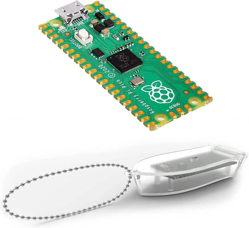 Raspberry Pi Pico With Vilros Keychain Carrying Case