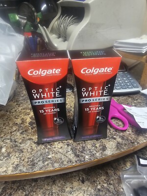 Colgate Optic White Pro Series Whitening Stain Prevention 3 OZ 2 Pack