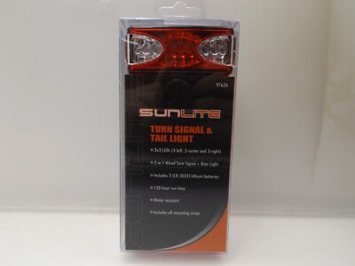 Sunlite Bicycle Turn Signal Bike Tail Light 97626