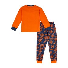 Dragon Ball Z Pigiama da Uomo, Pigiama in Morbida Pile Design Classico Goku, T-Shirt e Pantaloni Lunghi in Velluto, Regalo per Uomini e Ragazzi (IT, Testo, S, Regular, Regular, Verde