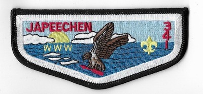 OA Lodge 70 Tsoiotsi Tsogalii S6 Flap 5th Anniversary Issued 2000 W10031
