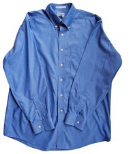 L.L.Bean Men's Sz 16/34 Wrinkle Resistant Button Down Shirt Long Sleeve