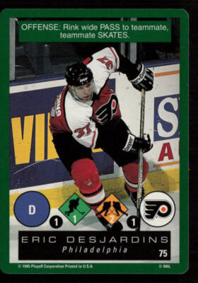 Eric Desjardins 1995-96 Playoff One on One Challenge #75 Philadelphia Flyers