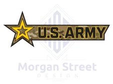 U.S. Army Multicam Latest Version Logo 2023 Decal Sticker, Car, Laptop  8" wide