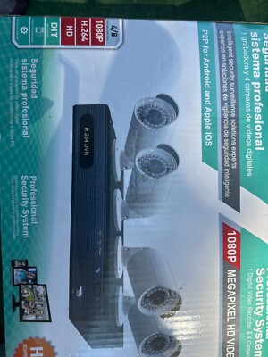 SPEEDEX DVR 4CH 1080P AHD KITS W/ 4X CAMERA   + 6TB HDD 404 7HB-AHD