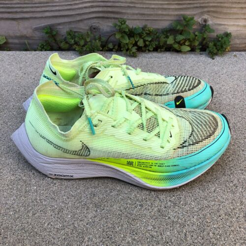 Nike ZoomX Vaporfly NEXT 2 'Fast Pack' Barely Volt CU4123-700 Women's Size 7.5