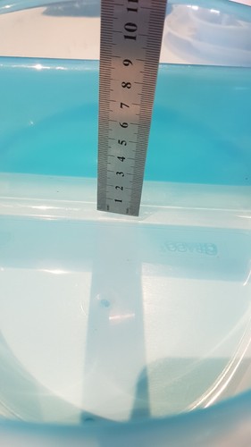 Graco DELUXE BABY BATH BATHING TOP N TOE WASH BOWL made in uk colour aqua - Picture 9 of 9
