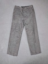 Dries Van Noten Men's Dress Pants Sz 38 US / 48 EU Trouser Slim Stripped Gray