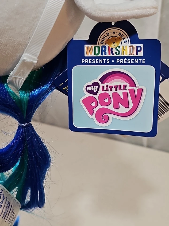 MLP Build A Bear My Little Pony DJ Pon3 Vinilo Arañazo Peluche Sin Relleno Etiquetas Foto 3 de 4