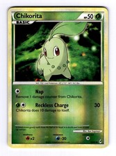 Chikorita Call of Legends #53 (2011) Common Reverse Holo HP Pokemon on eBay