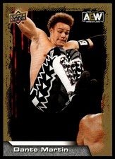 2022 Upper Deck AEW Dante Martin #53 Gold