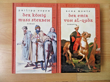 Die Tempelritter 2 Bücher-Der Emir von Al-Qudz +Der König muss sterben. Gebunden