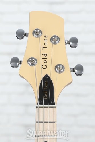 Gold Tone GME-4 4-string Solidbody Mandolin - Cream - Picture 5 of 7