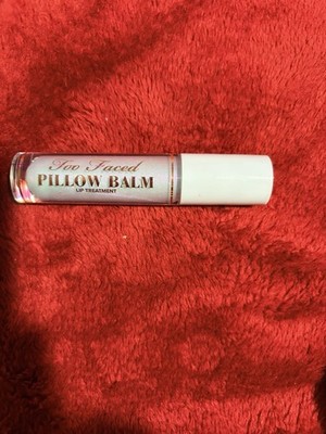 NWT Too Faced Pillow Balm Lip Treatment Full Size + Beauty Gift Bag