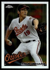Koji Uehara 2010 Topps Chrome #140 Orioles MLB READ FREE SHIPPING AutographDen