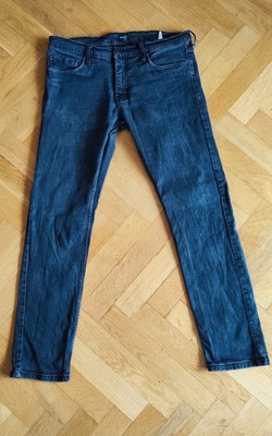 Jeans Hose Herren Gr. 52 W:36 L33 Schwarz Denim