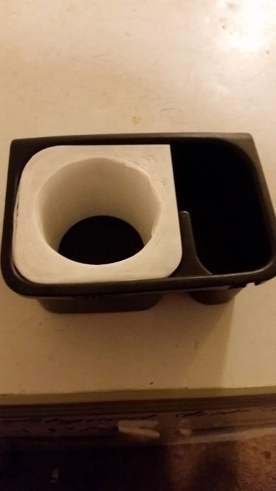 Adaptador portavasos consola delantera para Toyota Camry 2002-2006/negro Foto 3 de 4