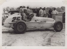 Troy Ruttman #25 Malloy Offy Williams Grove PA 1954 - Himes Estate Photo