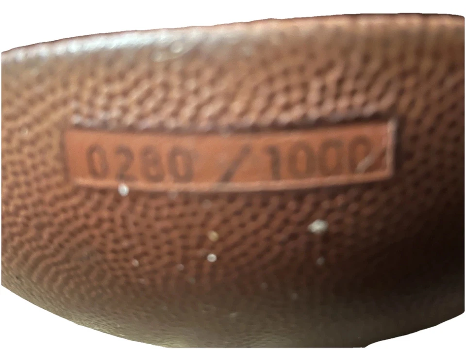 Raro Carolina Panthers 1 de 1000 “Night Stripe” 96 Fútbol Oficial NFL Foto 3 de 4